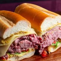 Brooklyn Sandwich · Roast beef, Swiss, hot peppers, lettuce, spicy mustard.