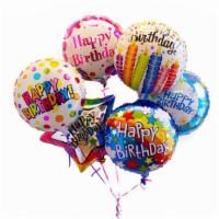 1 Happy Birthday Balloon  · Happy birthday, balloons, a perfect add on with your Flowers for that special day..