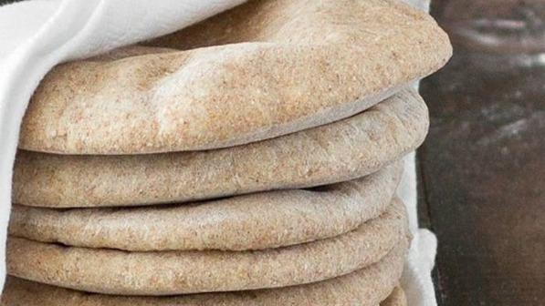 100% Whole Wheat Pita Bread · 3 pcs of our freshly baked whole wheat pita bread