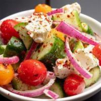 Feta With Cucumber · Serving size is 1/2 lb.