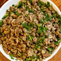 Lentils And Rice · Serving size is 1/2 lb.