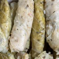 Stuffed Vegetarian Cabbage · Serving size is 1/2 lb.