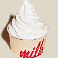 Cereal Milk Soft Serve Cup · A creamy swirl inspired by the milk at the bottom of your cereal bowl (ideal for AM or PM co...