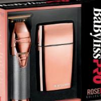 Babyliss Pro Rose Fx Collection - Trimmer & Shaver Combo · Babyliss Pro FX Rose gold skeleton trimmer FX787rg and double foil shaver FXfs02rg combo # F...