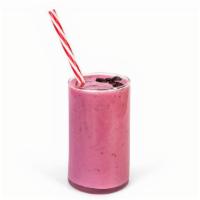 Antioxidant Berry Party Smoothie · Raspberries, blueberries, strawberries and apple juice.