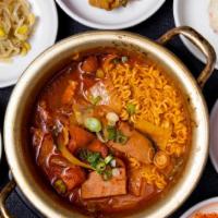 Army Stew (부대찌개) · Army Stew originated shortly after the Korean War with ingredients from American military ba...