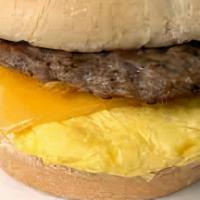 Sausage Egg Cheese · Sausage W/ 2 Eggs and Cheese 
Roll, White, Whole Wheat, And RYE Bread