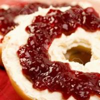 Cream Cheese, Jelly · Cream Cheese W/ Jelly  on Roll or bagel (plane, everything, Raisin, onion, sesame and whole ...