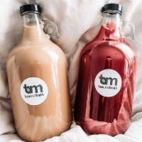Brown Sugar Black Milk Tea · 64 oz with 6-8 servings per growler
A free quart of pairing is included - select your choice...