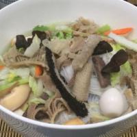 Beef Offal  Noodles Soup牛杂粉/面 · Offal: beef stomach, stripe, heart, liver and lung, etc.
