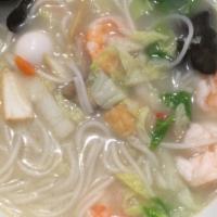 大虾粉/面Fried/Boiled Shrimp Noodles · 