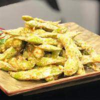 Spicy Green Soybeans · edamame