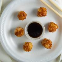 Shrimp Shumai (6) · Deep fried shrimp dumplings.