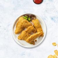 Chicken Tenders · (3 pieces) Chicken tenders breaded and fried until golden brown.