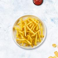 Fries · (Vegetarian) Idaho potato fries cooked until golden brown and garnished with salt.