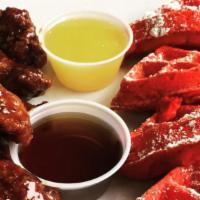 Reddz Wings · Comes with your choice of two sides.