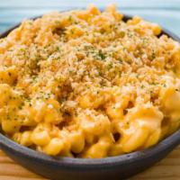 Mac & Cheese · elbow pasta, 5 cheese. bechamel, oven-baked with parmesan crust