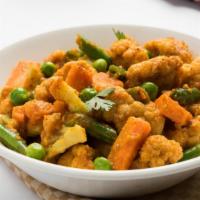 Vegan Aloo Gobhi · Gluten free, vegan. Savory cauliflower stew prepared with tender potatoes and fresh ground s...
