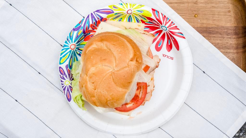 Brother'S Best Sandwich · Maple honey turkey, muenster cheese, lettuce, tomato and mustard or mayo.