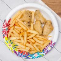 Chicken Wing 4 Pieces With French Fries · 