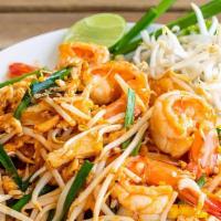 Pad Thai (Quart) · Thai rice noodle stir-fry with scrambled egg, bean sprouts, tofu, radishes in thai tamarind ...