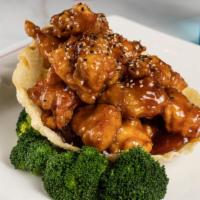 Crispy White Meat Sesame Chicken · 