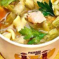 Chicken Noodle Soup  · Tender, slow-simmered chicken, sweet carrots, crisp celery, diced onions and al dente noodle...