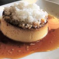 Flan Con Coco · Our own creme caramel even better we’ll top it w/coconut.