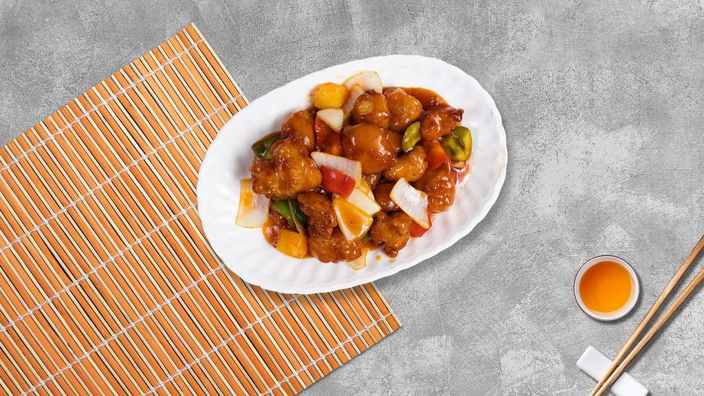 Chunky Orange Chicken  · Deep-fried chicken breast strips served with specially made orange sauce.