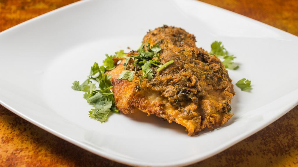 Fish · Ceep fry fresh water fish bone marinated with salt herbs and light spices with gram flour.