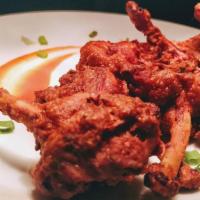 Chicken Lollipop · Most popular. Pulled chicken wings marinated and fried.
