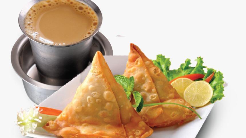 2 Pieces Samosas Vegetable · Most popular. Crispy turnovers with seasoned potatoes and green peas.