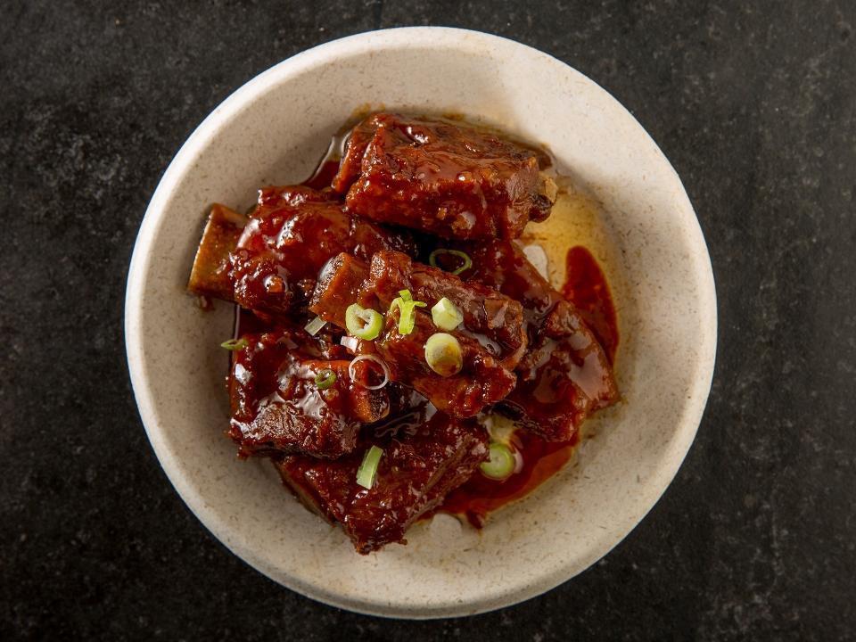 S3 Sweet And Sour Ribs · Sweet and sour glazed pork ribs