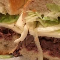 Homemade Roast Beef Sandwich · Sandwiches made with boars head cold cuts.