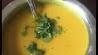 Mulligatawny Soup · Vegan. Yellow lentil, black pepper, lemon.