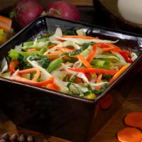 Steamed Vegetables · 108 to 220 calories.