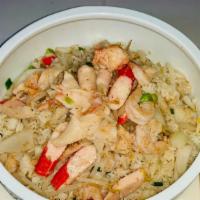 Seafood Fried Rice · Lobster shrimp and crabmeat.
