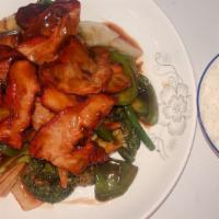 Pork With Mixed Chinese Vegetable · 