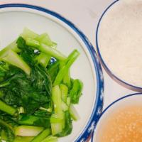 Steamed Chinese Broccoli  · 