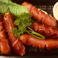 Kurobuta Sausage黒豚ソーセージ · Kuro buta sausage from Japan.
Kurobuta is very popular in Japan, which has more flavor and t...