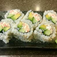 California Roll カリフォニア · real crab meat, cucumber, avocado