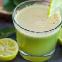 Cold Buster Juice · Orange, lemon, ginger, and cucumber.