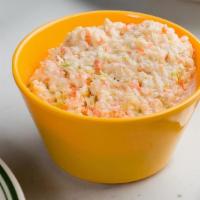 Cole Slaw · Minced,  tangy Southern-style slaw with cabbage and carrots. Vegetarian, gluten-free