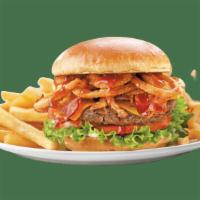 Honey Bbq Burger · Sweet, sweet bliss when you bite into Friendly’s Big Beef® burger topped with our signature ...