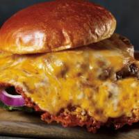 Cheese Skirt Burger · Don’t skirt on the Cheese Skirt Burger! It’s a cheese lover’s dream come true: a skirt made ...