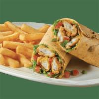 Chicken Wrap (Grilled Or Crispy) · Your choice of grilled or crispy chicken topped with lettuce, tomato and Honey Mustard dress...