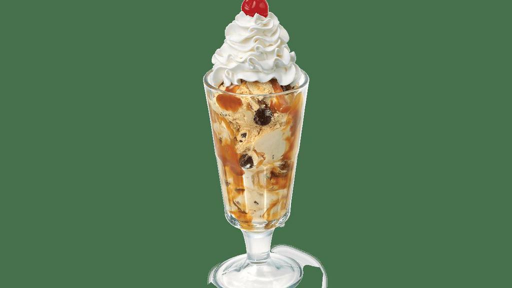 Nuts Over Caramel® Sundae · Nuts Over Caramel® ice cream with caramel topping.