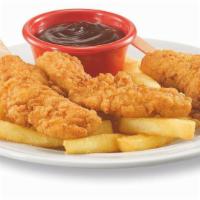 Lil' Scoop  Chicken Pops (3) · Served with fries or your choice of side and dipping sauce.