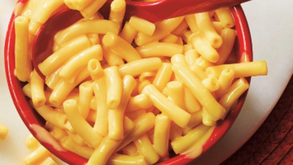 Lil' Scoop Mac N' Cheese · Includes choice of one side.