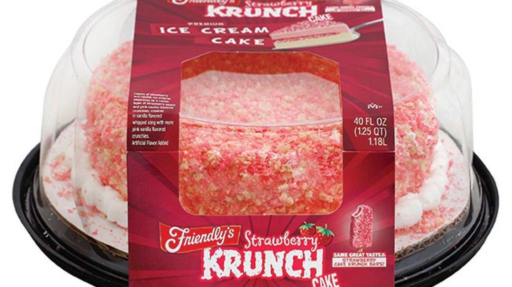 Strawberry Crunch Cake · 